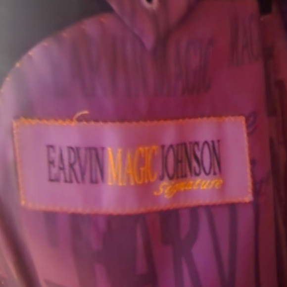 Magic Johnson Grey and Purple Sportscoat Sz 44L - Picture 5 of 7